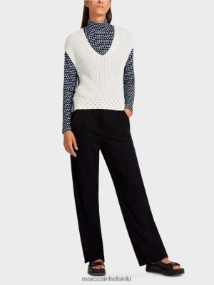 Marc Cain Slipover "Neulottu Saksassa" valkoinen vaatteet V0LL481184 Marc Cain Helsinki