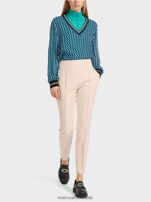 Marc Cain Slive -housut, joissa on vetoketju manteli vaatteet V0LL48522 Marc Cain Vaatteet