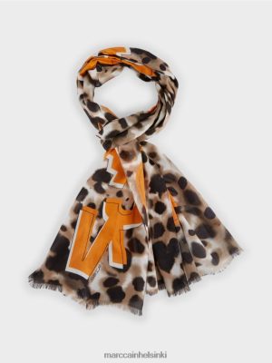 Marc Cain Summery Leopard -huivi kevyt kahvi lisävaruste V0LL481741 Marc Cain Mekko
