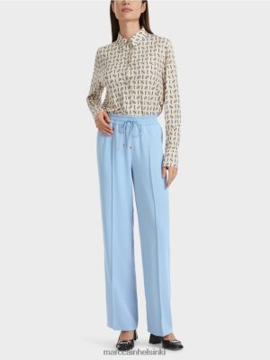 Marc Cain Suoran jalan housut Welby pimeä kesätaivas vaatteet V0LL48550 Marc Cain Mekko