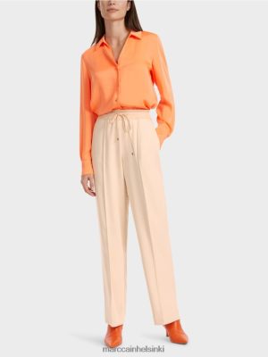 Marc Cain Suoran jalan housut Welby tumma kerma vaatteet V0LL48551 Marc Cain Helsinki