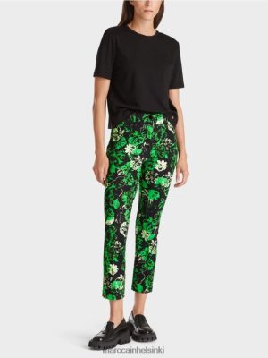 Marc Cain Sydney -venytyshousut tumma omenavihreä vaatteet V0LL48529 Marc Cain Mekko