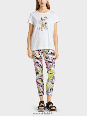 Marc Cain T-paita Mai Tai-reseptitulostuksella valkoinen vaatteet V0LL481385 Marc Cain Helsinki
