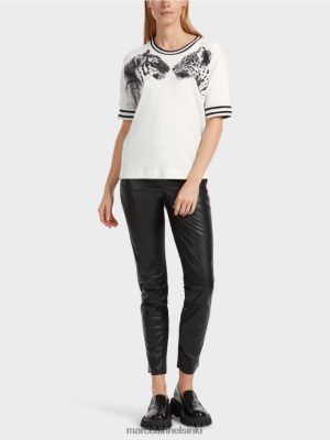 Marc Cain T-paita kimono-hihoilla valkoinen vaatteet V0LL481264 Marc Cain Mekko