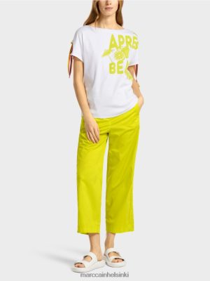 Marc Cain T-paita lausekkeella valkoinen vaatteet V0LL481384 Marc Cain Mekko