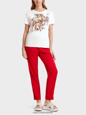Marc Cain T-paita norsun aiheen kanssa valkoinen vaatteet V0LL481366 Marc Cain Mekko