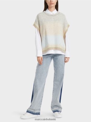 Marc Cain Tankin yläosa neulottu Saksassa pehmeä jauhe sininen vaatteet V0LL481100 Marc Cain Helsinki