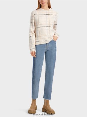 Marc Cain Tarkista hyppääjä neulottu Saksassa tumma kerma vaatteet V0LL481088 Marc Cain Helsinki