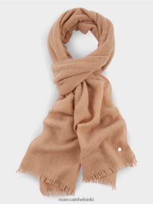 Marc Cain Tyylikäs kudottu huivi Lurexin kanssa kirkas toffee lisävaruste V0LL481684 Marc Cain Mekko