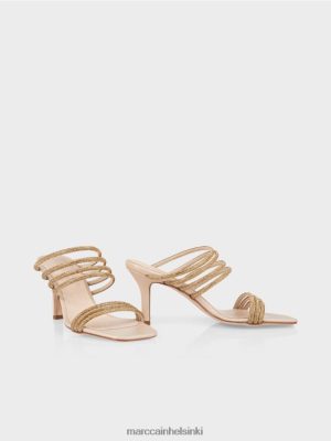 Marc Cain Tyylikkät sandaalit piikkikorkeilla pannan cotta jalkineet V0LL481612 Marc Cain Mekko