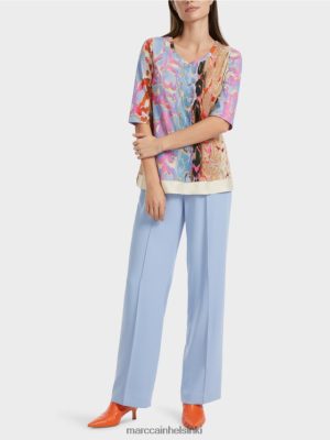 Marc Cain Värikäs painettu t-paita pimeä kesätaivas vaatteet V0LL481286 Marc Cain Helsinki