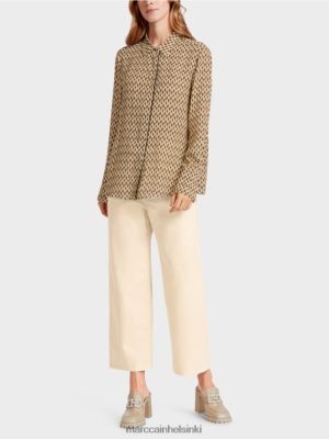 Marc Cain Viskoosipusero, jossa on kaikki creme vaatteet V0LL48917 Marc Cain Helsinki