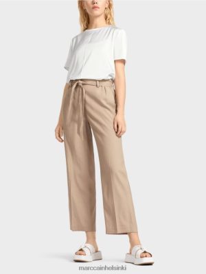 Marc Cain Wardha Paperbag -housut syvä hiekka vaatteet V0LL48647 Marc Cain Helsinki