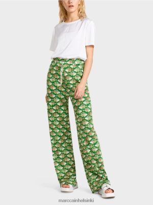 Marc Cain Warrington Viscose -paita housut tumma sammal Green vaatteet V0LL48653 Marc Cain Helsinki