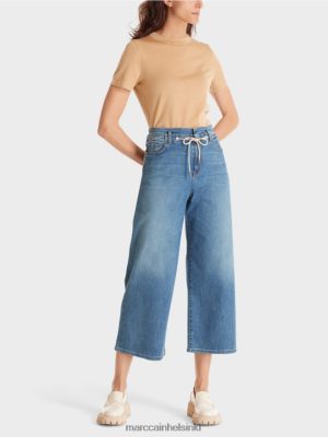 Marc Cain Wylie -farkut narulla sininen farkku vaatteet V0LL48787 Marc Cain Mekko