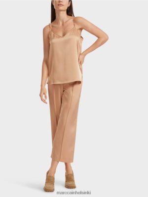 Marc Cain Yläosassa hoikka ketju kirkas toffee vaatteet V0LL481290 Marc Cain Vaatteet