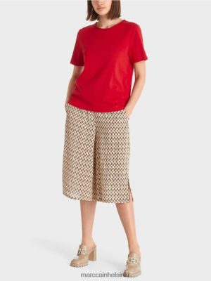 Marc Cain Yläosassa joustava puuvilla syvänpunainen vaatteet V0LL481381 Marc Cain Mekko