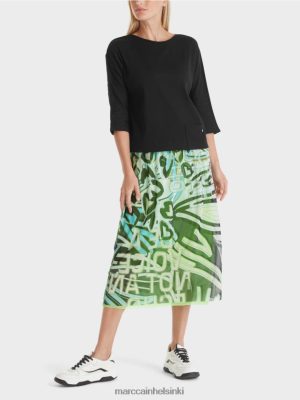 Marc Cain Ylä veneen pääntie musta vaatteet V0LL481272 Marc Cain Vaatteet