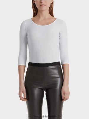 Marc Cain erittäin herkkä pitkähihainen paita valkoinen vaatteet V0LL481481 Marc Cain Helsinki