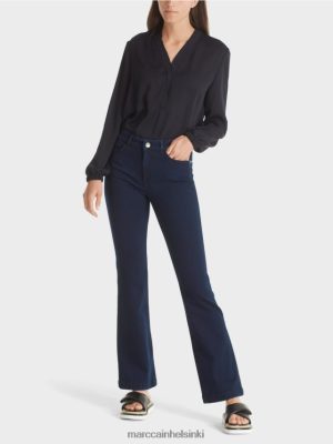 Marc Cain faro "harkitsee yhdessä" farkut keskiyön sininen vaatteet V0LL48765 Marc Cain Vaatteet