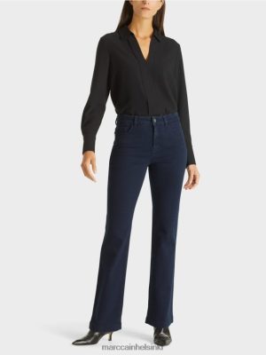 Marc Cain faro "harkitsee yhdessä" farkut keskiyön sininen vaatteet V0LL48825 Marc Cain Vaatteet