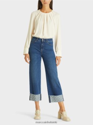 Marc Cain fes "mietiskele yhdessä" farkut sininen farkku vaatteet V0LL48820 Marc Cain Mekko