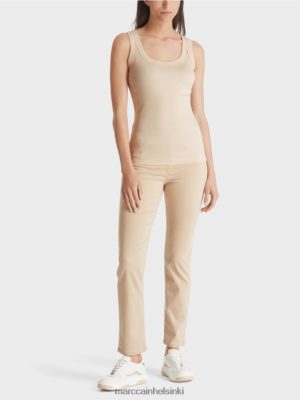 Marc Cain hienovarainen säiliö tumma kerma vaatteet V0LL481345 Marc Cain Mekko