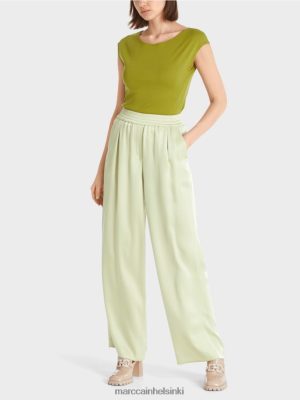 Marc Cain housut, joissa on laskostettu etuosa pehmeä hengitys vaatteet V0LL48690 Marc Cain Vaatteet