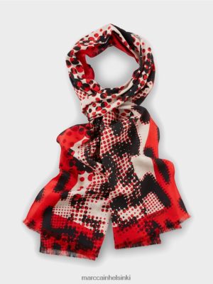 Marc Cain huivi eläinten turkismotiivilla kamari lisävaruste V0LL481669 Marc Cain Mekko