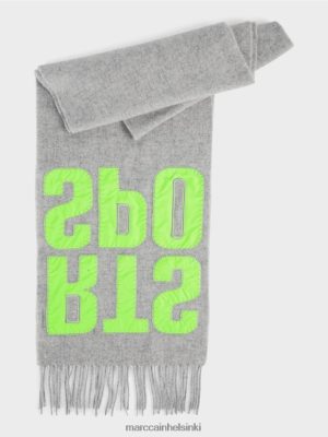 Marc Cain huivi kirjaimella hopeaharmaa lisävaruste V0LL481687 Marc Cain Mekko