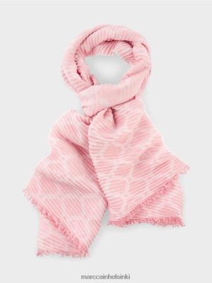 Marc Cain huivi laskoset pehmeä jauhe vaaleanpunainen lisävaruste V0LL481700 Marc Cain Helsinki