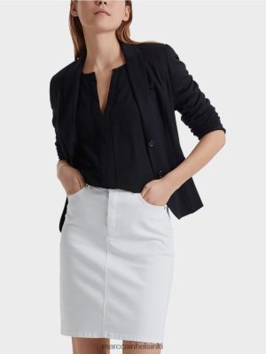 Marc Cain kevyt bleiseri hienossa paidassa keskiyön sininen vaatteet V0LL48213 Marc Cain Vaatteet