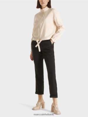 Marc Cain kevyt blouson takki creme vaatteet V0LL48354 Marc Cain Vaatteet