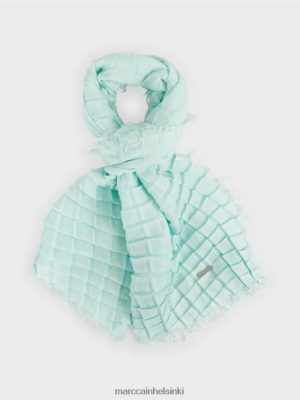 Marc Cain läiskäinen ruudullinen huivi pehmeä kattoikkuna lisävaruste V0LL481734 Marc Cain Vaatteet