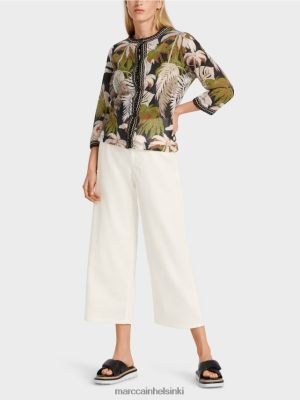 Marc Cain löysä neuletakki "neulottu Saksassa" syvä oliivinvihreä vaatteet V0LL48381 Marc Cain Vaatteet