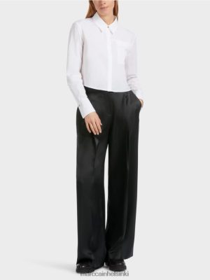 Marc Cain laskostetut wichita -housut leveällä jalalla musta vaatteet V0LL48526 Marc Cain Mekko