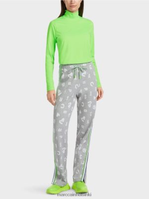 Marc Cain lenkkeilytyyliset housut Roanne hopeaharmaa vaatteet V0LL48561 Marc Cain Vaatteet