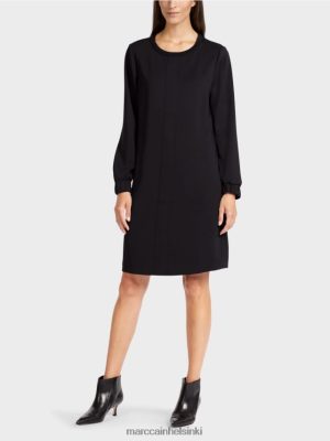 Marc Cain lyhyt, urheilullinen mekko musta vaatteet V0LL48136 Marc Cain Mekko