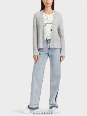 Marc Cain neuletakki 100 % valmistettu Saksassa hopeaharmaa vaatteet V0LL48329 Marc Cain Helsinki