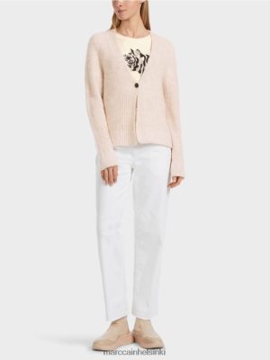 Marc Cain neuletakki 100 % valmistettu Saksassa mantelimaito vaatteet V0LL48315 Marc Cain Vaatteet