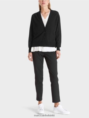 Marc Cain neuletakki Ragan -hihoilla musta vaatteet V0LL48425 Marc Cain Helsinki