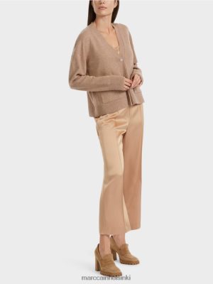 Marc Cain neuletakki "harkita uudelleen" kirkas toffee vaatteet V0LL48324 Marc Cain Vaatteet