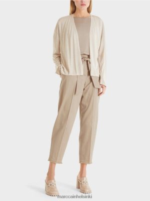 Marc Cain neuletakki, jolla on hohtava vaikutus pehmeä helmi melange vaatteet V0LL48403 Marc Cain Mekko