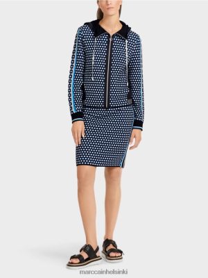 Marc Cain neuletakki "neulottu Saksassa" musta vaatteet V0LL48424 Marc Cain Mekko