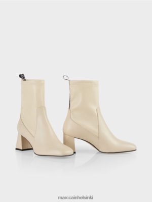 Marc Cain nilkkasaappaat leo -yksityiskohdilla tumma kerma jalkineet V0LL481559 Marc Cain Helsinki