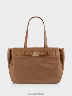 Marc Cain nylon "mietiskele yhdessä" ostaja kirkas toffee lisävaruste V0LL481501 Marc Cain Mekko