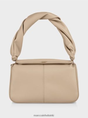 Marc Cain olkalaukku kierretyllä kahvalla syvä hiekka lisävaruste V0LL481526 Marc Cain Helsinki
