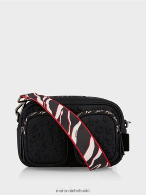Marc Cain olkalaukku kohokuvioidulla suunnittelussa musta lisävaruste V0LL481517 Marc Cain Helsinki