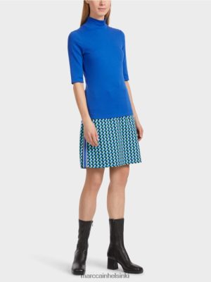 Marc Cain paita stand-up-kauluksella ja 3/4-haitalla Kirkas kuninkaallinen vaatteet V0LL481232 Marc Cain Helsinki