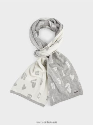 Marc Cain palautuva "harkita uudelleen" huivi hopeaharmaa lisävaruste V0LL481690 Marc Cain Mekko